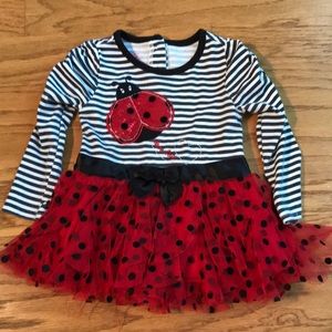Adorable lady bug dress. 24 month size.